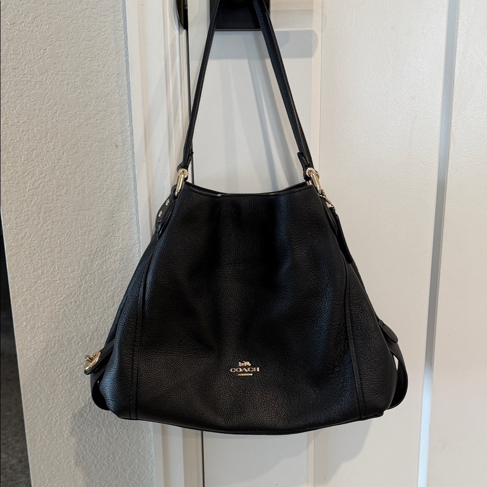 Coach Edie Black Bag